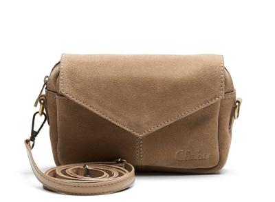Chabo Bags Envelop Schoudertasje Rio Romy Suede Zand