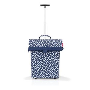 Reisenthel trolley M Blauw, Wit Trolleytas