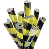 Moravia 422.20.678 Morion botsbescherming rechthoek - oppervlakbescherming geel/zwart (l x b) 1000 mm x 60 mm