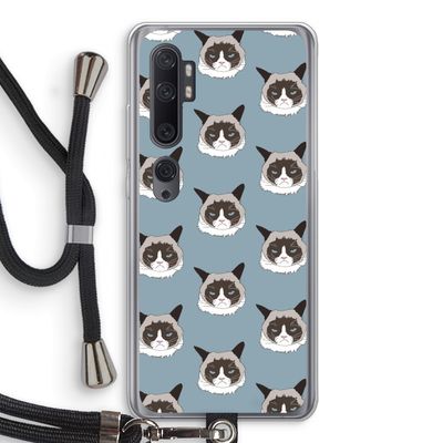 It's a Purrr Case: Xiaomi Mi Note 10 Pro Transparant Hoesje met koord