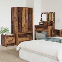 Badkamer Kast Oud Hout 40,5 x 40 x 44 cm Bewerkt hout