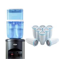 Combi-box: 18.9 liter waterfilter systeem ten behoeve van een watercooler inclusief 10 filters