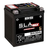 BS BATTERY Batterij gesloten onderhoudsvrij, Batterijen voor motor & scooter, BIX30HLSLA Max HD