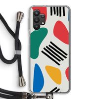 Illustratieve pop 1: Samsung Galaxy A32 5G Transparant Hoesje met koord