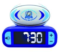 Digitale wekker met lichtgevend 3D-rugbybal-nachtlampje en geluidseffecten