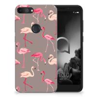 Alcatel 1S (2019) | TPU Hoesje | Flamingo