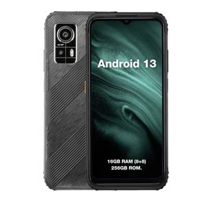 AGM Mobile H6 LTE outdoor smartphone 256 GB 16.7 cm (6.56 inch) Energielabel C (A - G) Zwart Android 13 Dual-SIM