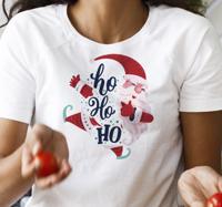 T-shirt Kerstmis Ho