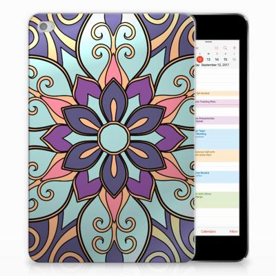 Apple iPad Mini 4 | Mini 5 (2019) | Siliconen hoesje | Purple Flower