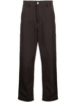 Carhartt WIP pantalon Single Knee à coupe droite - Marron