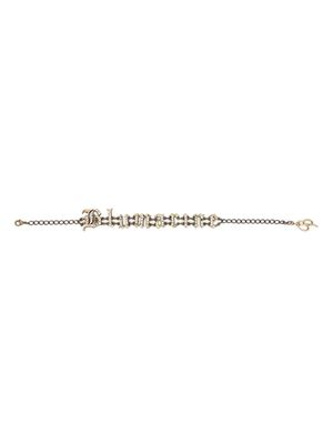 Blumarine collier serti de cristaux - Argent