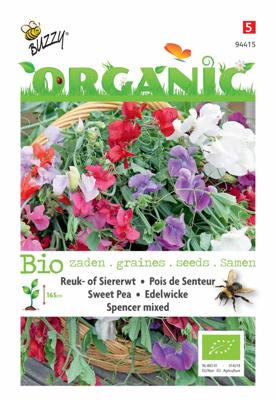 Organic Lathyrus Spencer gemengd (Skal 14725) - Buzzy