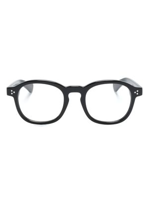Lesca lunettes de vue à monture ronde - Noir