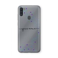 Sterren: Samsung Galaxy A11 Transparant Hoesje