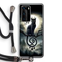 Moonlight Companions: Huawei P40 Pro Transparant Hoesje met koord