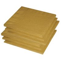 60x Gouden servetten 33 x 33 cm - thumbnail