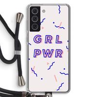 GRL PWR: Samsung Galaxy S21 FE Transparant Hoesje met koord