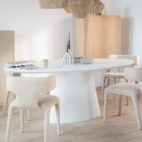 Eleonora Ovale Eettafel 'Elin' 200 x 110cm Eleonora Ovale Eettafel 'Elin' 200 x 110cm