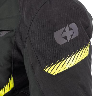 OXFORD Jas "toronto 1.0 jacket toronto 1.0 d2d ms black/green/fl. 3x