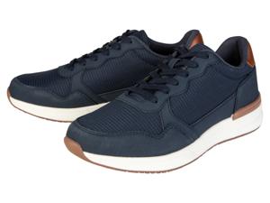 LIVERGY Heren sneakers (44, Marineblauw)