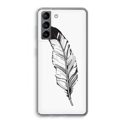 Pluim: Samsung Galaxy S21 Transparant Hoesje
