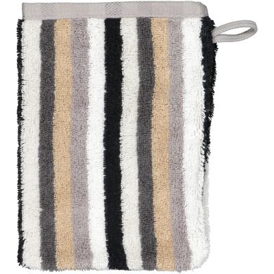 Cawö Cawo Shades Streifen Washandje 16x22 stein