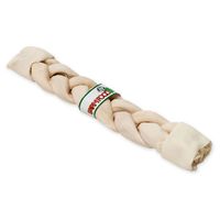 FarmFood Rawhide dental braided stick XL hondensnack 35cm 1 stuks FarmFood Rawhide dental braided stick XL hondensnack 35cm 1 stuks