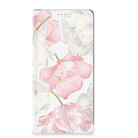 Xiaomi Redmi Note 12 Pro Plus Smart Cover Lovely Flowers - thumbnail