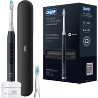 Braun Oral-B Pulsonic Slim Luxe 4500 Volwassene Sonische tandenborstel Zwart, Platina - thumbnail