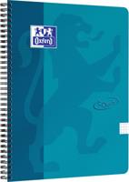 Oxford School Touch spiraalblok, ft A4, 140 bladzijden, geruit 5 mm, blauw (aqua) Oxford School Touch spiraalblok, ft A4, 140 bladzijden, geruit 5 mm, blauw (aqua)