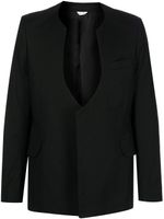 Comme des Garçons Homme Plus blazer à design sans col - Noir - thumbnail