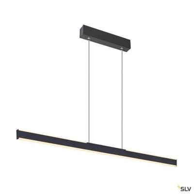 SLV Zwarte hanglampOne Linear 2x10w - 104cm - 1006185