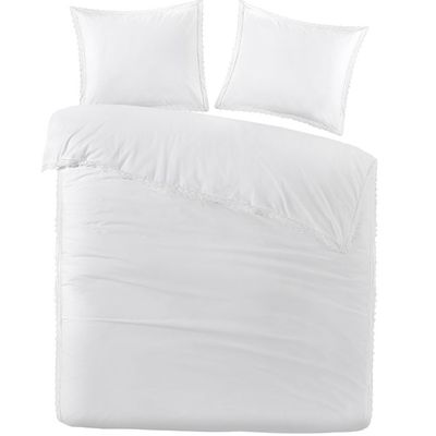 Papillon Deluxe Karel Dekbedovertrek Wit-Lits-jumeaux (240 x 200/220 cm)