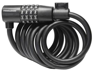 Trelock sk108 spiraalkabelslot code 180/8mm zwart