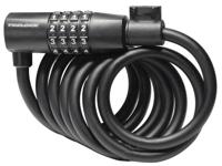 Trelock sk108 spiraalkabelslot code 180/8mm zwart
