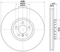 Remschijf 8DD355120731