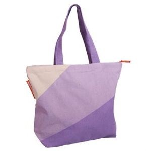 Grote Shopper Gerecycled Materiaal 54x40x18 - Lila Lilac