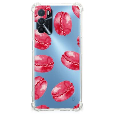 OPPO A16 | A16s | A54s Beschermhoes Pink Macarons OPPO A16 | A16s | A54s Beschermhoes Pink Macarons