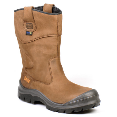 No Risk Werklaars Hawick Aqua-tex XW 1674.02 Metaalvrij S3 | Bruin | Maat 47 - 00.071.011.47