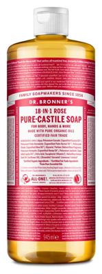 Dr Bronners Liquid soap roos
