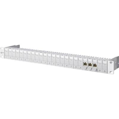 Metz Connect 130920-E 24 poorten Netwerkpatchpaneel 483 mm (19) CAT 6A 1 HE Meerdere kleuren Ingericht
