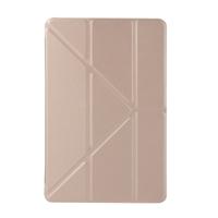 Honingraat TPU bodem geval horizontale vervorming Flip lederen case voor iPad mini 2019 met houder (goud)