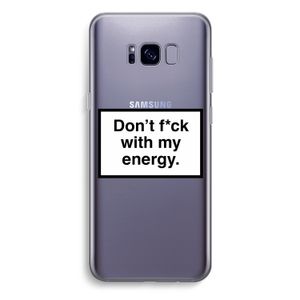 My energy: Samsung Galaxy S8 Plus Transparant Hoesje