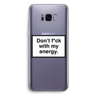 My energy: Samsung Galaxy S8 Plus Transparant Hoesje