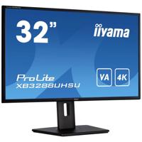 Iiyama ProLite XB3288UHSU-B5 LED-monitor Energielabel G (A - G) 80 cm (31.5 inch) 3840 x 2160 Pixel 16:9 4 ms HDMI, DisplayPort, Hoofdtelefoon (3.5 mm - thumbnail