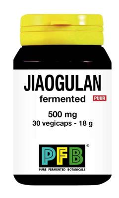 Jiaogulan fermented 500mg puur 30 Vegetarische capsules