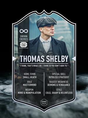 Thomas Shelby | Ultimate Card | Acrylplaat | Peaky Blinders | Peaky Blinders