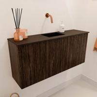 Toiletmeubel Mondiaz Joya | 90 cm | Meubelkleur Walnut | Faye wastafel Urban Midden | Zonder kraangat(en) Toiletmeubel Mondiaz Joya | 90 cm | Meubelkleur Walnut | Faye wastafel Urban Midden | Zonder kraangat(en)