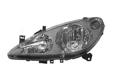 Koplamp rechts met knipperlicht H1+H7 (-M.L.) + motor VALEO 088033