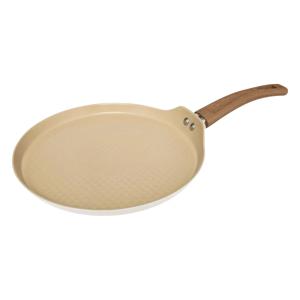 Pannekoekenpan Harmony - Alle warmtebronnen - Beige - Dia 26 cm - handvat bakeliet - aluminium